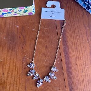 Banana Republic Statement Floral Garden Necklace
